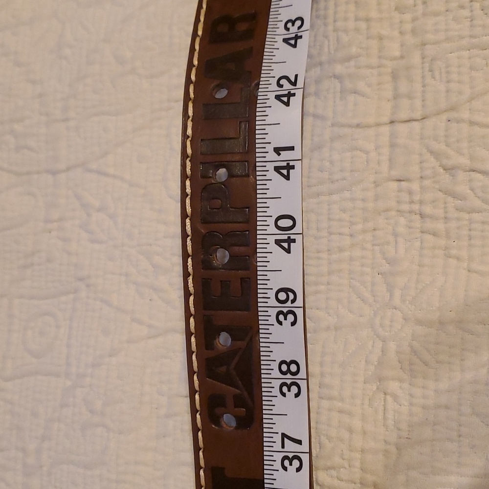 Caterpillar Leather Belt - Picture 8 of 11